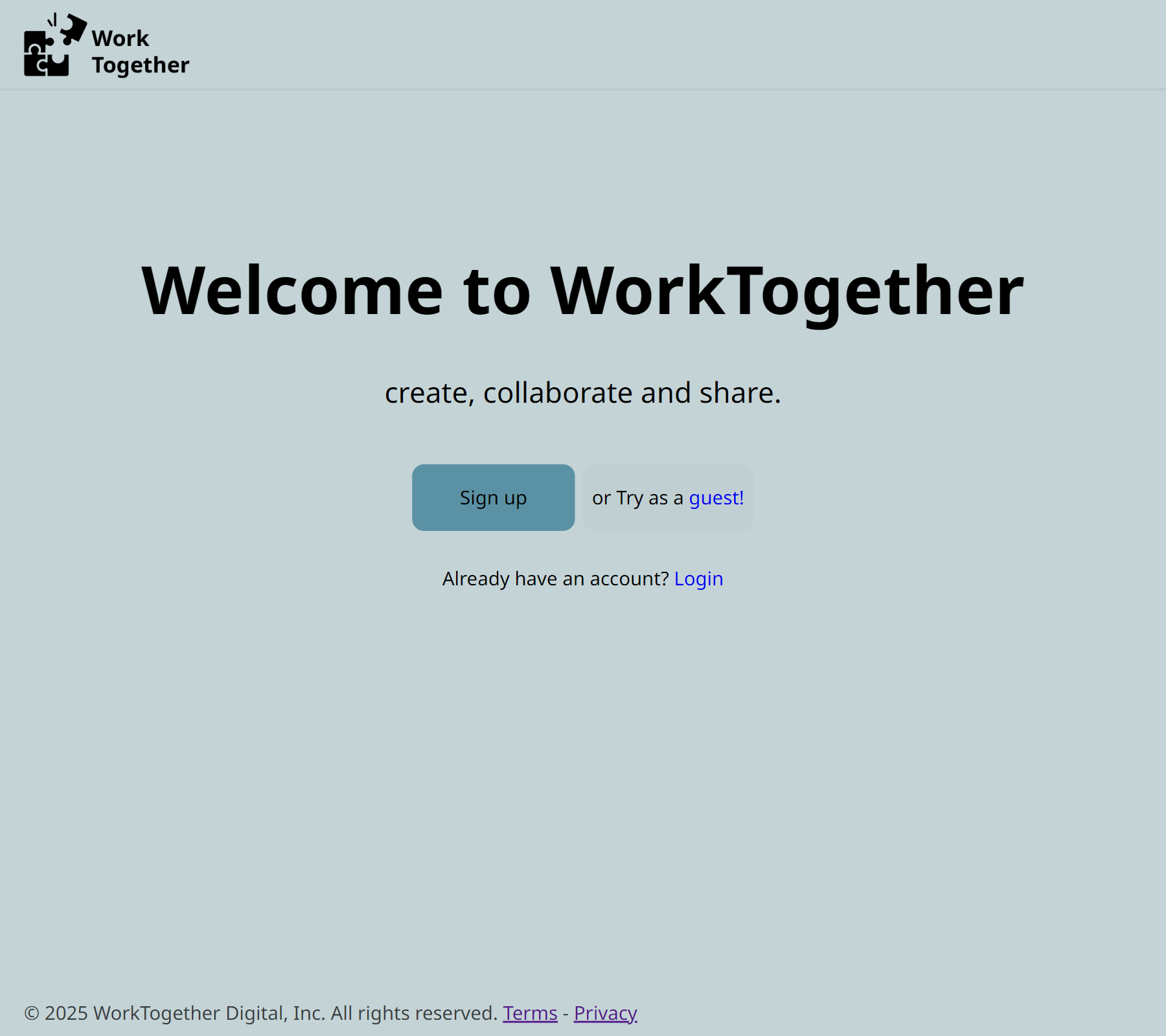 WorkTogether website